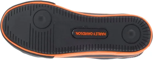 Vista 7 de HARLEY-DAVIDSON FOOTWEAR Nathan para hombre, NegroNaranja Vulcanizado Hi-top