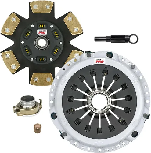 Vista 7 de ClutchMaxPRO Performance Stage 3 Kit de embrague con volante Chromoly compatible con Ninssa Skysline GT-R BNR32 BCNR33 BNR34 1996-2001 Nissa Stage