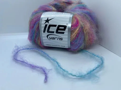 Vista 4 de Myrtle Rainbow - Hilo de mezcla de lana acrílico difuso, poliéster, peso DK, 1.76 oz (1.75 onzas) 459.3 ft (153 yardas)