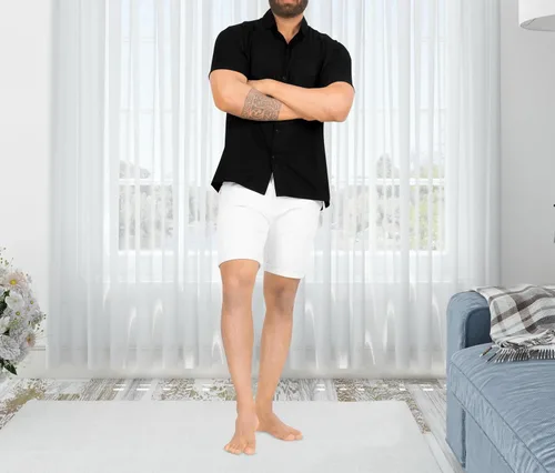 Vista 5 de LA LEELA Camisas casuales de manga corta con botones para hombre, para playa, verano, color liso, para trabajo, vacaciones, campamento, camisas