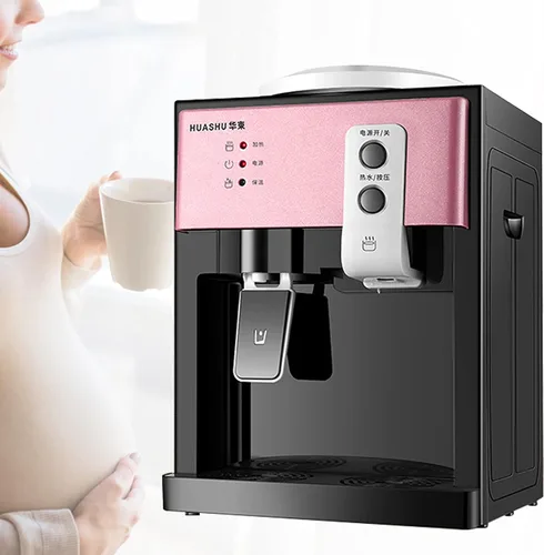 Vista 3 de Dispensador eléctrico de agua fría y caliente de 110 V, para todas las estaciones, dispensador de agua fría y caliente de 75 W a 550 W con forro