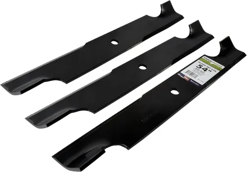 Vista 8 de MaxPower 561149B - Juego de 3 cuchillas fabricadas en EE. UU. Para cortacéspedes Bad Boy de 54 pulgadas reemplazan 038-0005-00