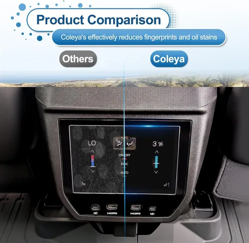 Vista 6 de 2025 2026 Yukon Protector de pantalla trasera para GMC Yukon (AT4 Ultimate/Denali Ultimate) Pantalla táctil trasera de 8 pulgadas, vidrio templado