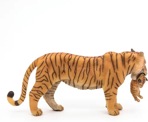 Vista 4 de Papo Juego de figuras de juguete de Tigresa con Cub