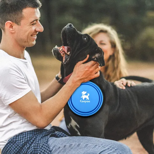 Vista 51 de COOYOO Cuenco plegable para perros, paquete de 2 cuencos plegables para agua para perros y gatos, plato portátil para alimentación de mascotas