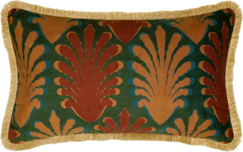 Vista 99 de patdrea Funda de almohada de terciopelo francés de diseño, 18 x 18 pulgadas Aviario