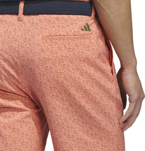 Vista 5 de adidas Ultimate365 - Pantalones cortos de golf estampados de 9 pulgadas para hombre