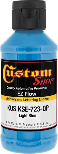 Vista 24 de Custom Shop KSE755-QP - Pintura esmaltada EZ Flow a rayas y letras de oro 23K, 4 onzas