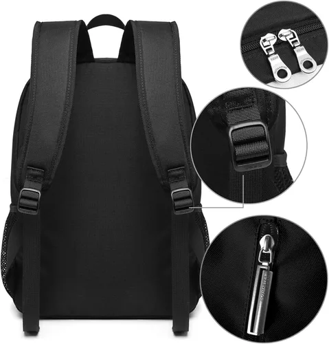 Vista 6 de Mochila de anime unisex One Piece Anime 17 pulgadas, negro, Negro, talla única