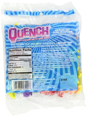 Vista 2 de Quench Gum - Bolsa variada de 2.4 onzas