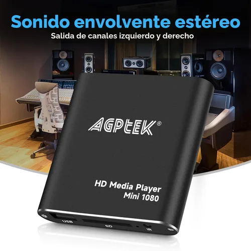 Vista 5 de AGPtek Reproductor multimedia HDMI.), HA0053B