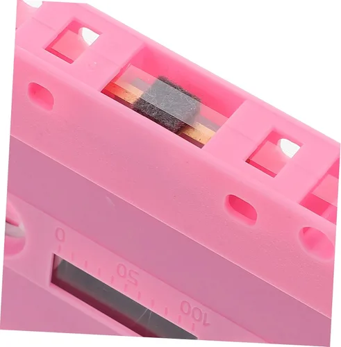 Vista 3 de Colorido Retro Cassette Tape Holder Decoraciones 2pcs Cintas de música en blanco para proyectos de bricolaje