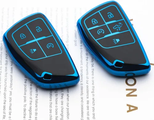 Vista 5 de Funda para llavero compatible con Silverado 1500, Sierra 1500, Colorado Canyon 2024 2025, Silverado Sierra Smart Key