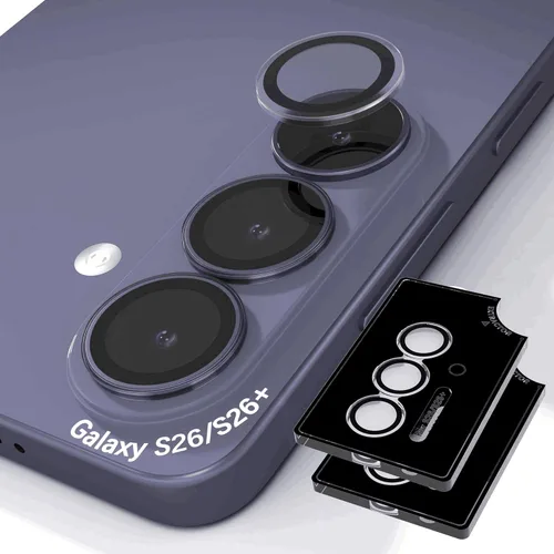 Vista 49 de Orzero Protector de lente de cámara para Samsung Galaxy Z TirFold/Fold 7, [EZ Install] [compatible con fundas] cubierta de lente de anillo de Negro