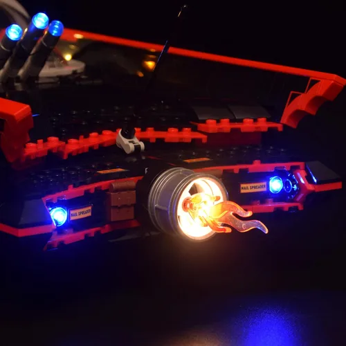 Vista 6 de LightGo Kit de iluminación LED diseñado para Batman, compatible con Lego 76328 The Classic TV Series Batmobile - No incluye modelo (versión clásica)