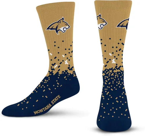 Vista 23 de For Bare Feet Calcetines de la NCAA para niños y niñas, unisex, Spray Zone Crew, para jóvenes