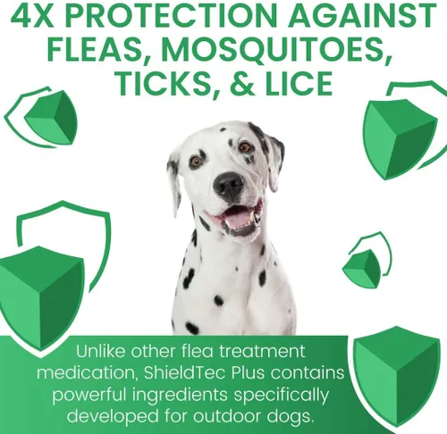 Vista 3 de ShieldTec Prevención de pulgas, garrapatas y mosquitos para perros