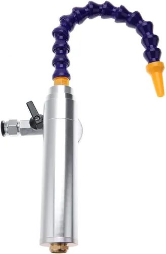 Vista 4 de Pistola de aire frío de 6.299 in con tubo flexible, pistola de aire frío Vortec de 1000 Btu/Hr, con tubo flexible para eliminar el polvo de óxido