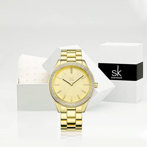 Vista 8 de Reloj de pulsera de cuarzo para mujer, fácil lector, fecha de expansión, reloj de cuarzo para mujer, reloj de pulsera de cuarzo 8126