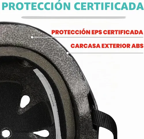 Vista 3 de Wipeout Casco de borrado en seco para niños, ideal para bicicleta, patinaje, patinaje en línea y patinaje