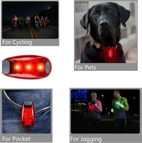 Vista 7 de Luz de seguridad LED STURME con luz estroboscópica para correr, caminar, andar en bicicleta, niños, mujer, perro, mascota, corredor, mejor