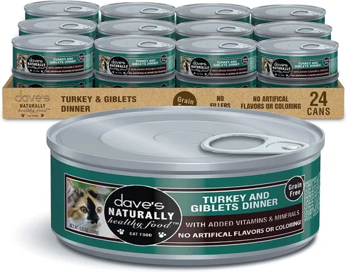 Vista 14 de Dave's Pet Food Alimento húmedo para gatos sin granos (fórmula de pollo), hecho en Estados Unidos, naturalmente saludable, alimentos enlatados
