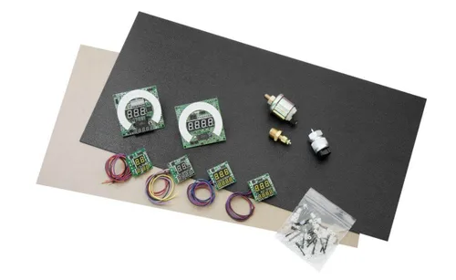 Vista 2 de Intellitronix Kit de instrumentos digitales LED azul - Create-A-Dash (azul)
