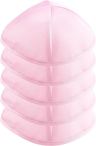Vista 10 de Paquete de 5 piezas – Hq Satin/Lino/Velvet/Seda Cruda/Gamuza Kippah para hombre, sombrero Yamaka diseñado en Israel – Kippot Bulk