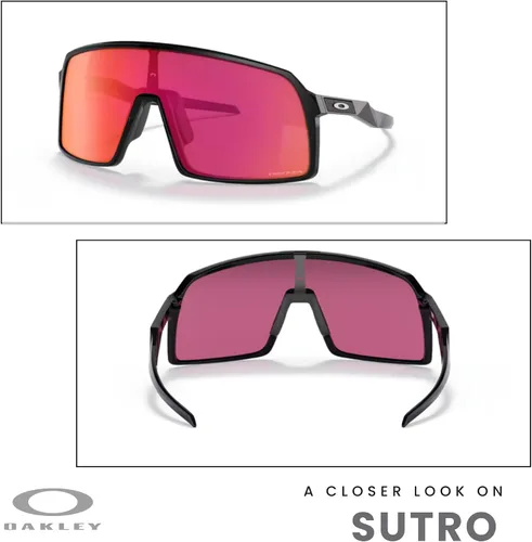 Vista 6 de Oakley Sutro OO9406 / OO9462 - Lentes de sol para hombre, kit de correa de accesorios, bolsa de microfibra