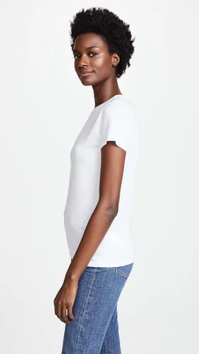 Vista 4 de Vince Essential Crew Tee para mujer