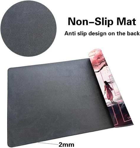 Vista 5 de Alfombrilla MTG Tamaño 24x14in con Bolsas de Almacenamiento Gratuitas y Respaldo Antideslizante, Ideal para Entusiastas de Juegos de Cartas Sky