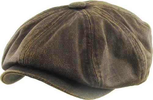 Vista 16 de KBETHOS Gorras clásicas de periódicos de la colección Ivy de Ascot de cuero fabricadas en Estados Unidos