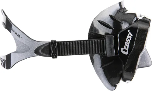 Vista 7 de Cressi Máscara de buceo para adultos con lente inclinada para buceo - Big Eyes: Made in Italy