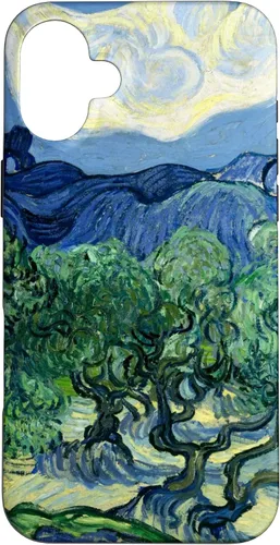 Vista 23 de Van Gogh Olivos con Alpilles Painting Famous Art Funda para iPhone 17