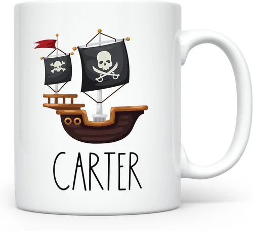 Vista 32 de Taza personalizada para niños y niños Taza personalizada de chocolate caliente, cacao, café y té Nombre personalizado regalo de cumpleaños