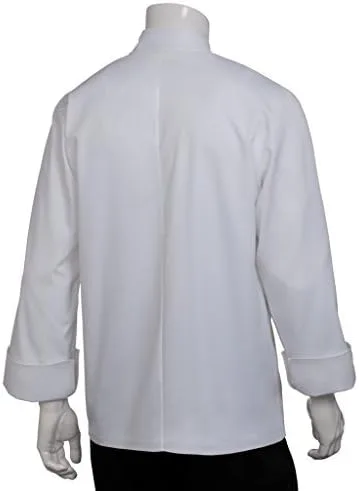 Vista 4 de Chef Works Abrigo de chef Le Mans para hombre