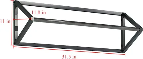 Vista 2 de Percheros creativos triangulares para ropa en tiendas de ropa, estante colgante de pared para el hogar, toalleros para almacenamiento en el baño