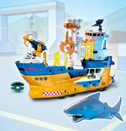 Vista 10 de Mattel Matchbox Mega Rig Shark Adventure
