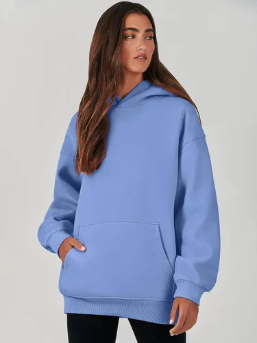 Vista 4 de ANRABESS Womens Oversized Hoodies Fleece Sweatshirts Long Sleeve Hooded Pullover Winter Clothes with Pocket