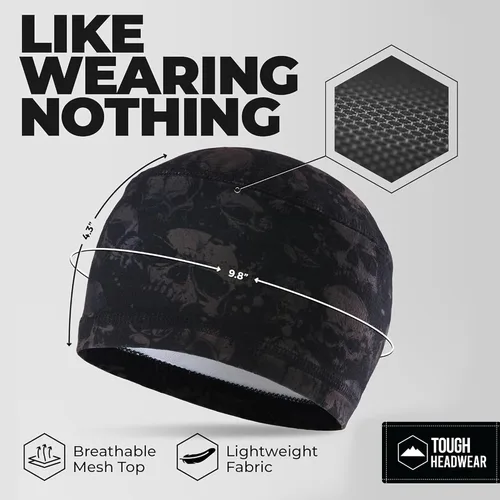 Vista 25 de Forro de casco de refrigeración para hombre, gorra de cráneo de ciclismo, forro de casco de motocicleta