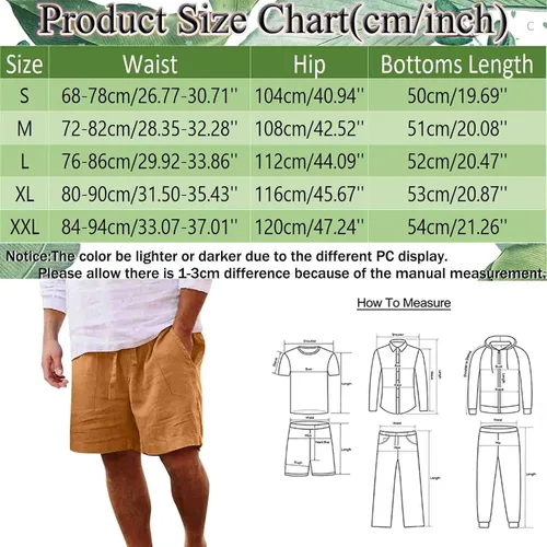 Vista 6 de EELHOE Workout Shorts for Men Regular Fit Graphic Casual Outdoor Soft Pant Lightweight Tropical Wide Leg Shorts