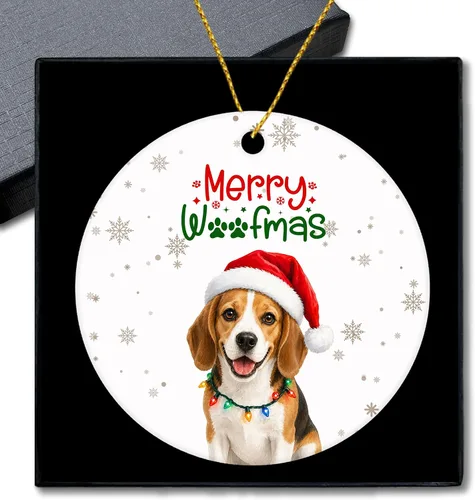 Vista 20 de Shiba Inu Gifts - Adornos navideños de cerámica para árbol y auto