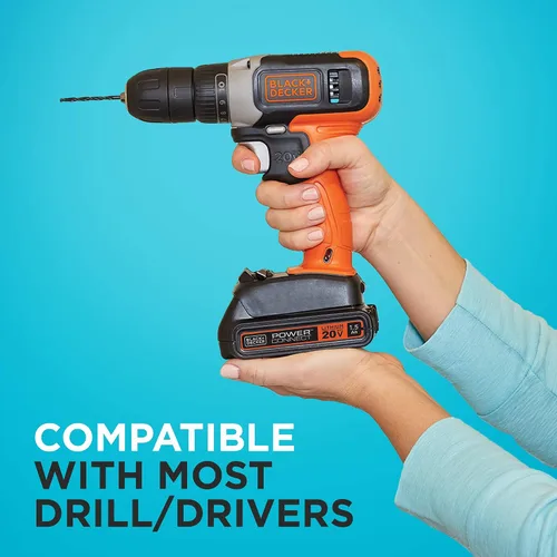 Vista 4 de beyond by BLACK+DECKER - Juego de brocas, 14 piezas (BDA14BODDAEV)
