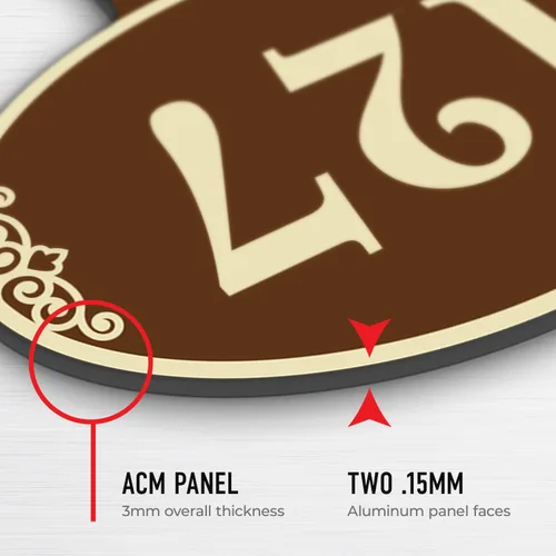Vista 6 de Letrero personalizado de dirección de casa, placa de dirección de césped, números de casa personalizados para Navidad al aire libre, 12 x 15