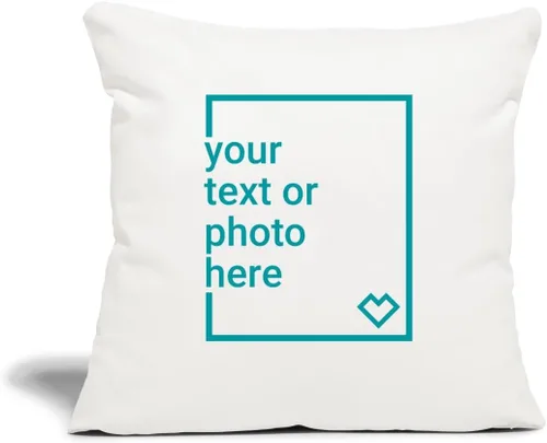 Vista 7 de Spreadshirt Funda de almohada personalizada para añadir tu propio texto o imagen Almohadas personalizadas, tamaño único, color negro
