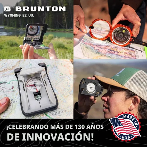 Vista 4 de Brunton Bastón plegable de Jacob's - Poste de transporte de aluminio de 3 secciones, 62.5 pulgadas extendido, rosca de 1/4-20 para Brunton OmniSlope