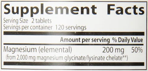 Vista 4 de Doctor's Best Magnesio de alta absorción (100 mg elemental) - 240 unidades (paquete de 3)