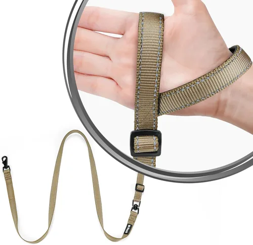 Vista 15 de Correa antideslizante para perro, correa y collar de entrenamiento resistente sin tirones con antienredos, mango acolchado e hilo reflectante