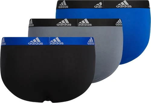 Vista 5 de adidas Men's Stretch Cotton Brief Underwear (3-Pack)