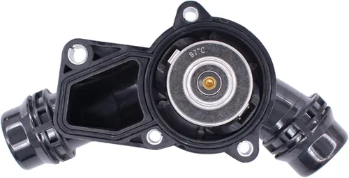 Vista 5 de NewYall - Conjunto de bomba de agua para motor y carcasa de termostato con kit de juntas Para 320i 325i 325xi 330i 330xi 525i 530i 323Ci 328Ci